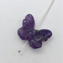 Load image into Gallery viewer, Fluttering 2 Deep Amethyst Butterfly Beads | 21x17x5mm | Purple - PremiumBead Alternate Image 5