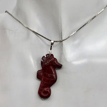 Load image into Gallery viewer, Mookaite Seahorse Sterling Silver Pendant | Semi Precious Stone Jewelry| 1 3/4"