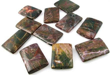Load image into Gallery viewer, Hot Red Devil Jasper Rectangle Pendant Bead 6653 - PremiumBead Primary Image 1