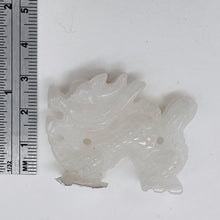 Load image into Gallery viewer, White Jade Standing Dragon Carving | 44x33x11mm | White | 1 Figurine |