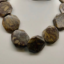Load image into Gallery viewer, Rare Chocolate Jasper Art Cut Pendant Bead Strand 109010 - PremiumBead Alternate Image 3