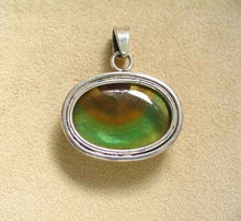 Load image into Gallery viewer, Beautiful Natural Multi-Color Oval Fluorite & Sterling Silver Pendant 5860 - PremiumBead Alternate Image 3