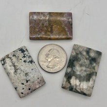 Load image into Gallery viewer, Ocean Jasper 36x24x4mm Amazing Rectangular 3 Beads - PremiumBead Alternate Image 2