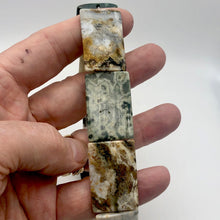 Load image into Gallery viewer, Ocean Jasper 36x24x4mm Amazing Rectangular Bead Strand - PremiumBead Alternate Image 8