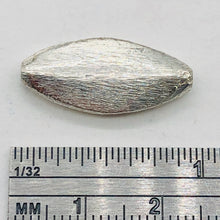 Load image into Gallery viewer, Designer 1 Brushed Sterling Silver Oval Bead 10338