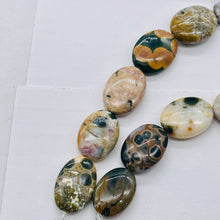 Load image into Gallery viewer, Ocean Jasper Graduated Oval | 27x21 to 22x16x8 mm | Multi-color | 17 Beads