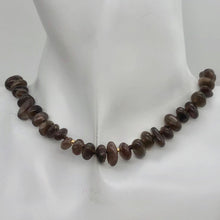 Load image into Gallery viewer, Moonstone 14K Gold Filled Knotted Nugget Necklace | 21 Inch | Purple |