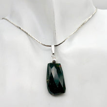 Load image into Gallery viewer, Hand Made Bloodstone Focal Pendant with Sterling Silver Findings | 1 1/2" Long