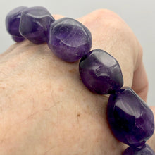 Load image into Gallery viewer, Grape Candy Amethyst Large Nugget Focal Bead Strand - PremiumBead Alternate Image 5