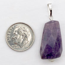 Load image into Gallery viewer, Very Rare! Purple Faceted Sugilite Sterling Silver Pendant! | 1 3/8" Long |