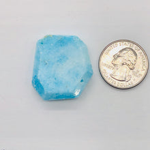 Load image into Gallery viewer, 69cts Natural Hemimorphite Druzy Pendant Bead | Blue | 31x28x7mm | 1 Bead |