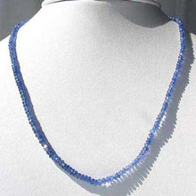 Load image into Gallery viewer, 51.25cts 17" Un-Heated Blue Sapphire Bead Faceted Strand 103285A - PremiumBead Alternate Image 2