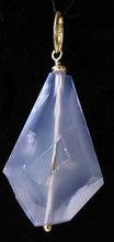 Load image into Gallery viewer, 14Kgf & Druzy Blue Chalcedony Designer Pendant 509853D - PremiumBead Alternate Image 2