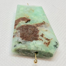 Load image into Gallery viewer, 90cts Faceted Chrysoprase Nugget Bead Green Pillar 10134D - PremiumBead Alternate Image 2