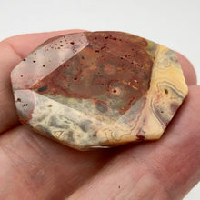 Load image into Gallery viewer, Crazy Lace Agate Carved Pendant Bead | 39x29x9mm | Red White |