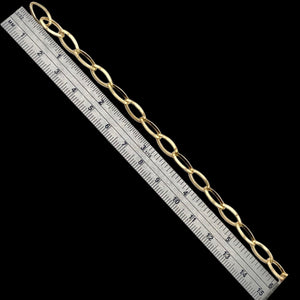 Perfect 22K Vermeil Open Link Chain 6 inches | Gold over Sterling Silver |
