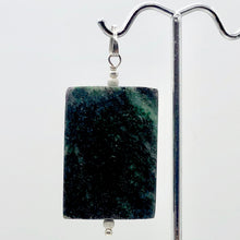 Load image into Gallery viewer, Sparkling Ruby Fuschite Sterling Silver Rectangle Pendant | 35x25mm |