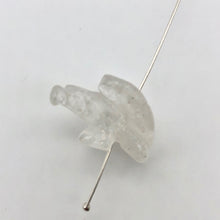 Load image into Gallery viewer, 2 Soaring Carved Clear Quartz Eagle Beads | 22x16x13mm | Clear - PremiumBead Alternate Image 10
