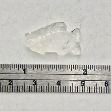 Load image into Gallery viewer, Swimmin' 2 Carved Quartz Fish Koi Carp Beads | 23x11x5mm | Clear