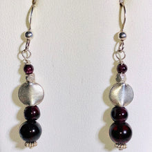Load image into Gallery viewer, Garnet & Sterling Silver Earrings Amazing 300041 - PremiumBead Primary Image 1