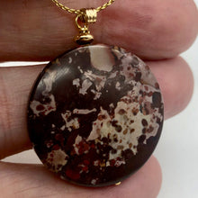 Load image into Gallery viewer, Lacy Madness Druzy Ocean Jasper 14K Gold Filled Pendant | 30mm | 1 3/4" Long | - PremiumBead Alternate Image 4