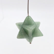 Load image into Gallery viewer, Kabbalah 2 Aventurine Merkabah Star Beads | 25x15x15mm | Green - PremiumBead Alternate Image 3