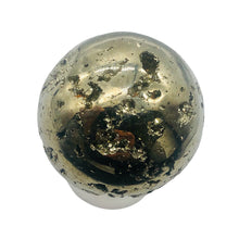 Load image into Gallery viewer, Pyrite Scry Crystal Round | Golden | 1 Sphere | | 45mm | 219g |