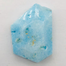 Load image into Gallery viewer, 70cts Druzy Natural Hemimorphite Pendant Bead | Blue | 35x27x9mm | 1 Bead |