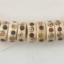 Load image into Gallery viewer, Colorful Waterbuffalo Bone Wheel Beads | 9x4mm | multi-color | Wheel | 44 beads| - PremiumBead Alternate Image 2