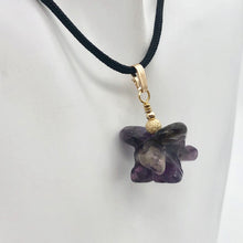 Load image into Gallery viewer, American Eagle Amethyst 14K Gold Filled 1.38" Long Pendant 509263AMG - PremiumBead Alternate Image 7