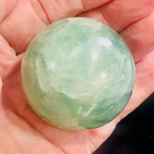 Load image into Gallery viewer, Fluorite Scry Sphere Round | 2" | Green/Red | 1 Sphere