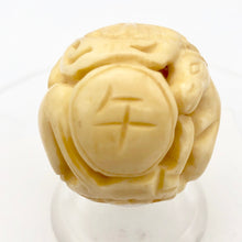 Load image into Gallery viewer, Chinese Zodiac Year of the Horse Waterbuffalo Bone Bead | 30mm| Cream| 1 Bead | - PremiumBead Alternate Image 4
