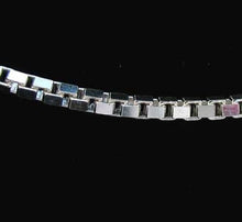 Load image into Gallery viewer, Italian! Silver 2mm Box Chain 7" Bracelet (3.7G) 10033A - PremiumBead Primary Image 1