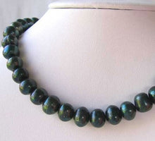 Load image into Gallery viewer, 7 Deep Emerald Green 10mm Green Freshwater Pearls Beads 9603 - PremiumBead Alternate Image 2