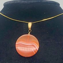 Load image into Gallery viewer, Made in USA Copper Red Carnelian 14Kgf Pendant 505677H