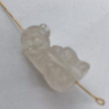 Load image into Gallery viewer, Adorable 1 Carved Rose Quartz Monkey Bead | 20.5x12x11mm | Pink