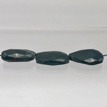 Load image into Gallery viewer, Hand Faceted 3 Bloodstone Focal Pendant Bead | 26-23mm | Green/Red | 6214 - PremiumBead Alternate Image 4