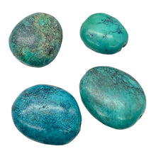Load image into Gallery viewer, Turquoise Nugget | 22x19x12 to 16x15x7mm | Blue | 4 Beads