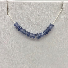 Load image into Gallery viewer, Fabulous Indigo Iolite Faceted Roundel Beads | 18 Beads | 3x2-2.5mm | 005037 - PremiumBead Alternate Image 7