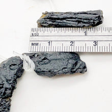 Load image into Gallery viewer, Tektite Natural Pendant Bead Strand | 35x17x6 to 30x12x5mm | 19 Beads |