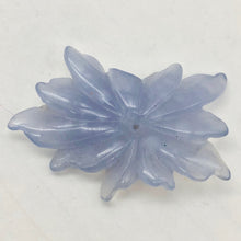 Load image into Gallery viewer, 88cts Exquistely Hand Carved Blue Chalcedony Flower Bead 009858P - PremiumBead Primary Image 1
