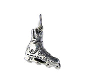 Load image into Gallery viewer, Whoosh Sterling Silver Roller Blade Charm Pendant 9967T