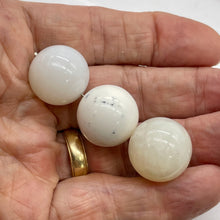 Load image into Gallery viewer, Opal Dendritic Large White Round Beads | 21mm | White | 3 |