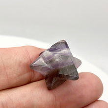 Load image into Gallery viewer, Kabbalah Carved Amethyst Merkabah Star Figurine | 25x15x15mm | Purple - PremiumBead Primary Image 1