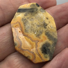 Load image into Gallery viewer, Crazy Lace Agate Carved Pendant Bead | 40x29x8mm | Red Gray |
