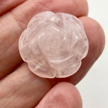 Load image into Gallery viewer, Bloomin' 2 Carved Rose Quartz Rose Flower Beads 9290RQ