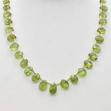 Load image into Gallery viewer, Natural Green Peridot Briolette and 14k GF 17 inch Necklace 203347 - PremiumBead Alternate Image 3
