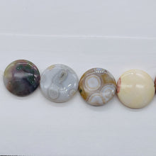 Load image into Gallery viewer, Ocean Jasper Graduated Round Strand | 26x8 to 24x8 mm | Multi-color | 16 Beads |