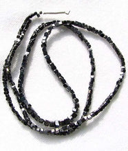 Load image into Gallery viewer, 22cts Natural Black Diamond Cube Bead Strand 108954A - PremiumBead Alternate Image 3