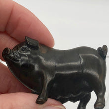 Load image into Gallery viewer, Carved Piggie / Sow Teak Ojime/Netsuke Bead - PremiumBead Alternate Image 2